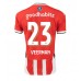 PSV Eindhoven Joey Veerman #23 Hjemmedrakt 2024-25 Kortermet